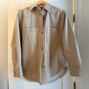 GAP Men’s Beige/Tan Like New 
Cotton Corduroy Shirt - S
